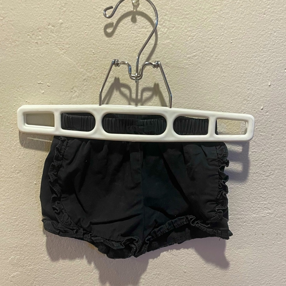 black baby shorts